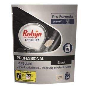 Robijn Capsules Black Wasmiddel Pro Formula  – 46 wasbeurten