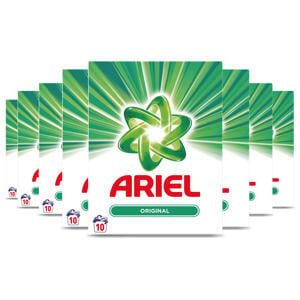 Ariel Regular waspoeder – 8 x 10 wasbeurten – voordeelverpakking – 80 wasbeurten