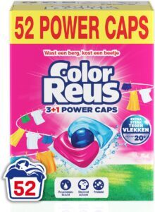 Color Reus  wascapsules gekleurde was – 52 wasbeurten