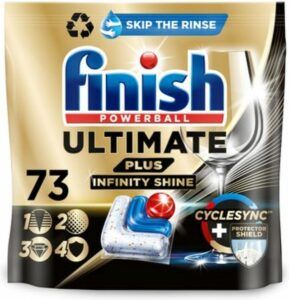 Finish Infinity Shine vaatwastabletten  – 73 wasbeurten