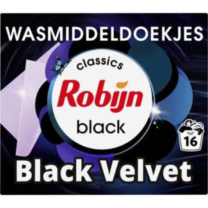 Robijn Wasmiddel doekjes zwart  wascapsules zwarte was – 80 wasbeurten