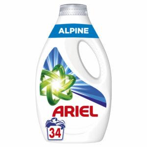 Ariel Alpine & Vloeibaar wasmiddel  – 34 wasbeurten