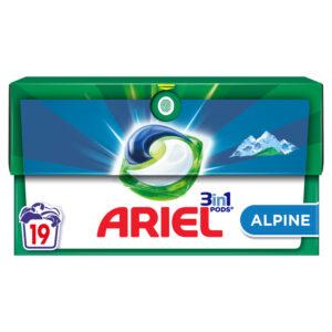 Ariel Alpine wascapsules  – 76 wasbeurten