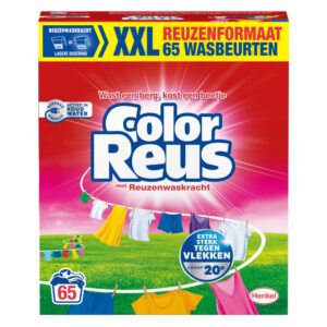 Color Reus  waspoeder witte was & gekleurde was – 65 wasbeurten