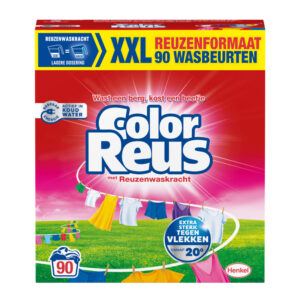Color Reus  waspoeder gekleurde was – 90 wasbeurten
