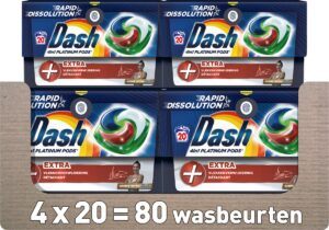 Dash  wascapsules  – 80 wasbeurten