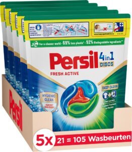 Persil Discs Clean & Hygiene wascapsules gekleurde was – 105 wasbeurten
