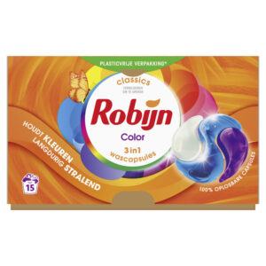 Robijn Color  wascapsules gekleurde was – 15 wasbeurten