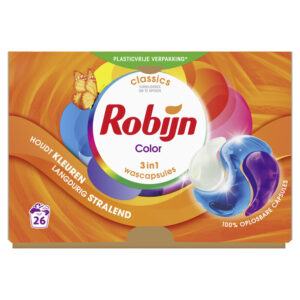 Robijn Color  wascapsules gekleurde was – 26 wasbeurten