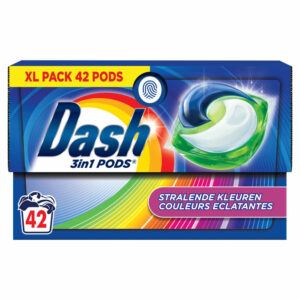 Dash  wascapsules gekleurde was – 42 wasbeurten