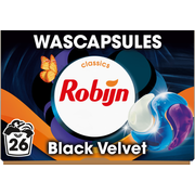 Robijn Black Velvet  wascapsules zwarte was – 26 wasbeurten