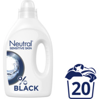 Neutral Vloeibaar wasmiddel zwarte was – 20 wasbeurten