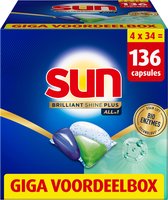 Sun All in 1  vaatwastabletten  – 136 wasbeurten