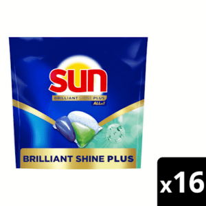 Sun All in 1  vaatwastabletten  – 16 wasbeurten