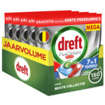 Dreft Plus vaatwastabletten  – 150 wasbeurten