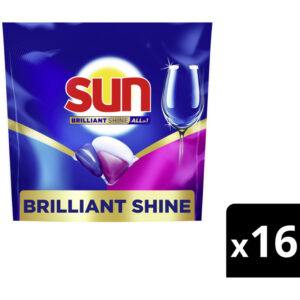 Sun All in 1  vaatwastabletten  – 16 wasbeurten