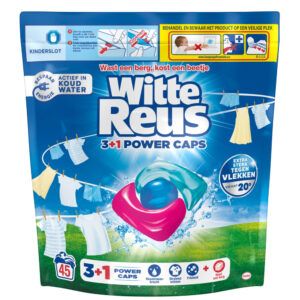 Witte Reus  wascapsules witte was – 45 wasbeurten