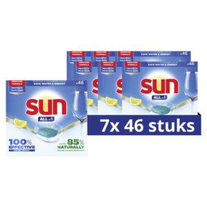 Sun All in 1  vaatwastabletten  – 322 wasbeurten