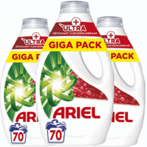 Ariel Vloeibaar & Ultra wasmiddel  – 210 wasbeurten