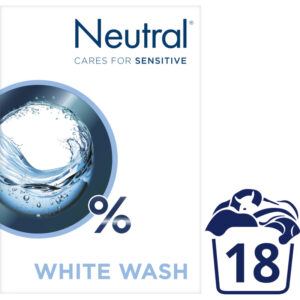 Neutral Parfumvrij waspoeder witte was – 18 wasbeurten