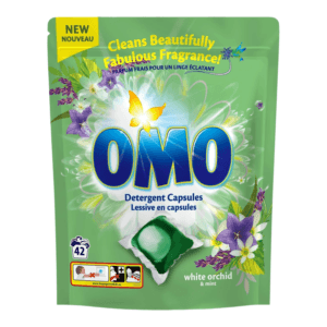 Omo  wascapsules witte was – 42 wasbeurten