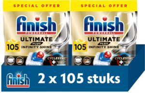 Finish Citroen & Infinity Shine vaatwastabletten  – 210 wasbeurten