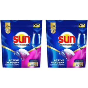 Sun All in 1  vaatwastabletten  – 2 wasbeurten