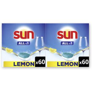 Sun All in 1  vaatwastabletten  – 2 wasbeurten