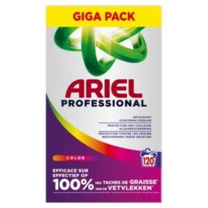 Ariel Professional waspoeder gekleurde was – 120 wasbeurten