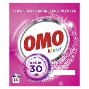 Omo  waspoeder gekleurde was – 14 wasbeurten