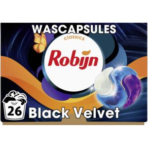 Robijn Black Velvet  wascapsules zwarte was – 26 wasbeurten