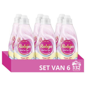 Robijn Wol & Fijn Wol & Fijn & Vloeibaar wasmiddel  – 132 wasbeurten