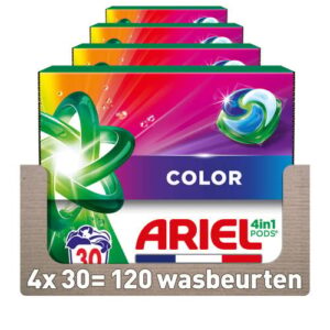Ariel  wascapsules gekleurde was – 120 wasbeurten