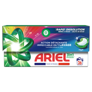 Ariel  wascapsules gekleurde was – 26 wasbeurten