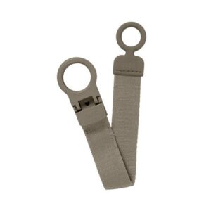 BIBS Lus-speenclip – Soepele, veilige bediening met één hand, past op alle BIBS en de meeste merken, machinewasbaar, slank profiel voor comfort, leeftijd 0+ – Dark Oak