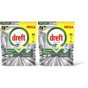 Dreft Platinum Originial vaatwastabletten  – 2 wasbeurten