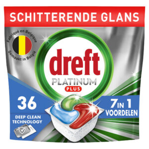 Dreft Plus vaatwastabletten  – 180 wasbeurten