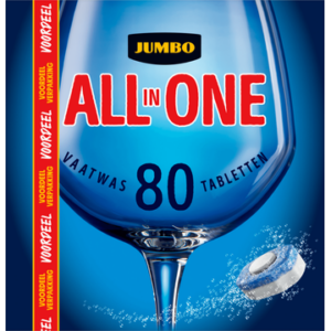 Jumbo  vaatwastabletten  – 80 wasbeurten