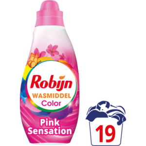 Robijn Pink Sensation Vloeibaar wasmiddel gekleurde was – 19 wasbeurten
