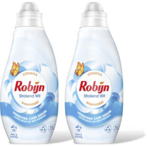 Robijn Stralend Wit  wasmiddel witte was – 2 wasbeurten