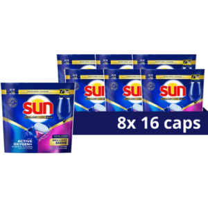 Sun All in 1  vaatwastabletten  – 16 wasbeurten