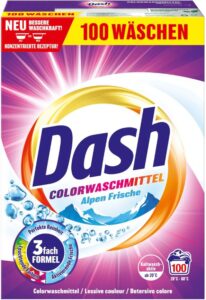 Dash  waspoeder gekleurde was – 100 wasbeurten
