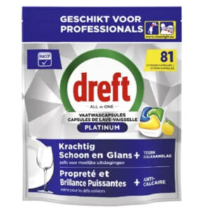 Dreft Lemon vaatwastabletten  – 243 wasbeurten