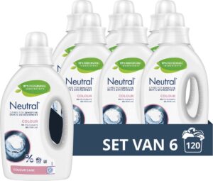 Neutral Parfumvrij wasmiddel gekleurde was – 120 wasbeurten