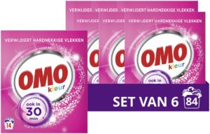 Omo  waspoeder gekleurde was – 84 wasbeurten