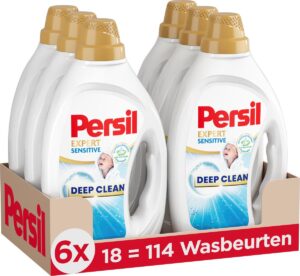 Persil Sensitive Gel Vloeibaar wasmiddel gekleurde was – 108 wasbeurten