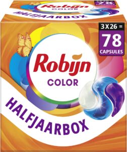 Robijn Color  wascapsules gekleurde was – 78 wasbeurten