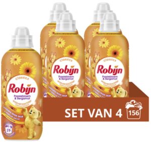 Robijn Passiebloem & Bergamot   wasverzachter  – 156 wasbeurten