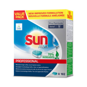 Sun All in 1 Professional vaatwastabletten  – 102 wasbeurten