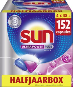 Sun All in 1 Ultra vaatwastabletten  – 152 wasbeurten